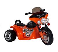 Voiture Électrique Pour Enfants 6V LED Roller Orange Batterie Police
