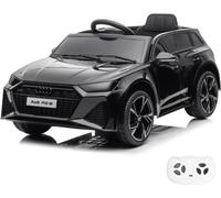 Voiture électrique pour enfants - Audi RS6 - Batterie 12V - 1 à 5 ans - avec télécommande - Noir