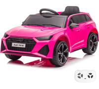 Voiture électrique pour enfants - Audi RS6 - Batterie 12V - 1 à 5 ans - avec télécommande - Rose