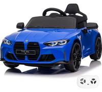 Voiture électrique pour enfants BMW M4 Competition - 12V - 1 à 5 ans - avec télécommande - Bleu