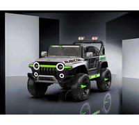 Voiture électrique pour enfants de plus de 3 ans, voiture électrique 12 V, avec télécommande 2,4 G, roues arrière avec suspension, phares LED, musique, USB, vitesse jusqu'à 8 km/h, système de