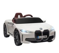 Voiture électrique enfant bmw i4 12v 5km/h max. Nombreux effets télécommande blanc TU