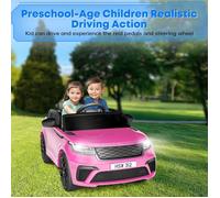 Voiture électrique pour enfants - LUNSY - Deux places - Contrôle parental - Éclairage LED - Bluetooth/AUX