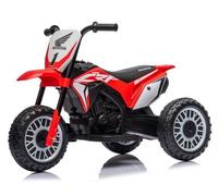 Voiture Electrique pour enfants Motor Honda CRF450 - 18 à 36 mois - 6V 4Ah - klaxon - bruit de démarrage du moteur - Rouge