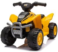 Voiture Electrique pour enfants Quad CAT TRX - 18 à 36 mois - 6V 4,5Ah - lampe LED - signal sonore - Jaune