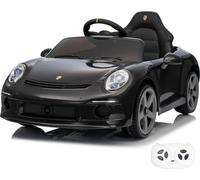 Voiture électrique pour enfants RUF GT - 12V - 1 à 5 ans - avec télécommande - Noir