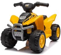 Voiture électrique Quad pour Enfants, 3km/h, Quad pour Enfants, Voiture à pédales pour Enfants à partir de 18 Mois, Lampe LED, Jouet, Electroroller (Jaune)