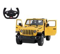 Voiture electrique Rastar Jeep Wrangler Rubicon Auto R/C 1:14 Jaune