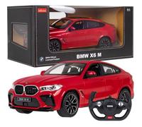 Voiture electrique Rastar Voiture télécommandée BMW X6 M rouge modèle 1:14 + télécommande 2,4 GHz