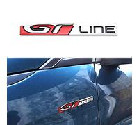 Voiture emblème GT Line Metal Autocollants Décoration Cover Garniture pour 3008 GT / 5008 GT 2017 2018 2019 Accessoires de Voiture
