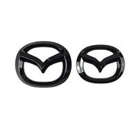 Voiture Emblèmes pour Mazda 6 2018 2019 2020 2021 2022 2023,Auto EmblèMe Autocollant Emblème Insigne D'emblème Logo Personnalisation Armatures Caisse Pièces Détachées,Black-White