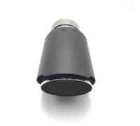 Voiture Embout Silencieux Embout D'échappement Universel En Fibre De Carbone Mat, 1 Pièce, Silencieux Arrière Pour Voiture