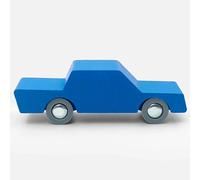 Voiture En Bois Bleu - Way To Play