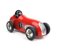 Voiture en bois massif laqué VILAC - OLD SPORT TROPHY - Rouge