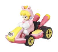 Hot Wheels Mario Kart - Voiture en métal 1/64 - Character Cars - Personnage Tanooki Mario Bumble V