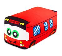 Voiture en Peluche, Créatif Peluche de Voiture, Enfants Toys Cozy Touch Toys, Jouet en Peluche en Voiture Rouge Toy Cars Soft Peluche Poupée Soft Mignon Enfants Cadeau d'anniversaire 25cm