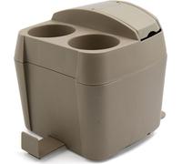 Voiture en Plastique Beige Corbeille Garbage Container Stockage Support Tissu Coupe