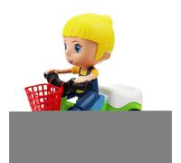 Voiture Enfant, Tricycle Électrique, Jeu Musical Lumineux 360° Tournant pour Fille Garçon Maison Voyage École Temps Jeu