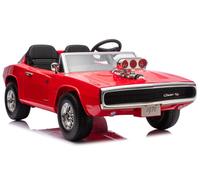 Voiture Enfants Électrique 24V Dodge Chargeur 2x200W Eva Cuir USB MP3 Bluetooth