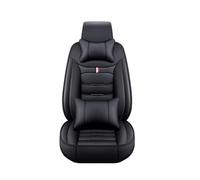 Voiture Ensembles de Housses de Siège, pour Hummer H2 H3 Housse De Protection Respirante en Cuir PU | Quatre Saisons Universelle Couvre Sieges, Deluxe Version- Black