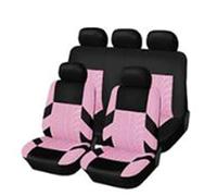 Voiture Ensembles De Housses Siège pour VW Golf 8 Golf VIII 2020 2021 2022 2023, Couverture Couvre Sieges Polycoton Tissu Confortables Respirant Interieu Accessoire,E Pink