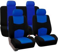 Voiture Ensembles Housses Siège pour Dacia Lodgy Estate(JS) 2012-2019 2020 2021 2022 2023 2024 2025, 5 Sièges Respirant Surround Complet Housses de Sièges Interieur Accessoire,C-Blue