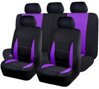 Voiture Ensembles Housses Siège pour KIA Picanto 5-Door JA TA SA 2016-2019 2020 2021 2022 2023 2024 2025, 5 Sièges Respirant Surround Complet Housses de Sièges Interieur Accessoire,A-Purple