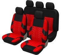 Voiture Ensembles Housses Siège pour Kia Picanto 5-Door/Picanto 3-Door JA TA SA 2004-2023 2024, 5 Places Couvre espirant Confortables Siège Avant,Et Arrière,Red