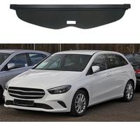 Voiture Étagère Arrière Rétractable de Coffre pour Benz B Class W246 200 2012-2018 Housse Colis Cargo Coque Cache-Bagages Couverture De Cargaison