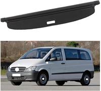 Voiture Étagère Arrière Rétractable de Coffre pour Benz Viano(VITO) 2010-2015 Housse Colis Cargo Coque Cache-Bagages Couverture De Cargaison