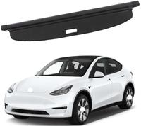 Voiture Étagère Arrière Rétractable de Coffre pour Tesla Modle Y 2021+ Housse Colis Cargo Coque Cache-Bagages Couverture De Cargaison