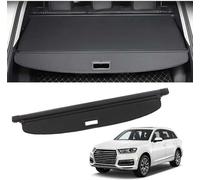 Voiture Étagère Coffre Arrière Rétractable Housse Colis Cargo Coque pour Audi Q7 (Typ 4M) SUV 2016, Cache Bagages Rangement Partition Bouclier Couverture Accessoire