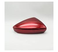 Voiture Extérieur Rétroviseur Aile Porte Côté Miroir Couverture Coque Capuchon Maison Couvercle Pour Mazda 3 Pour Axela 2020 2021 Cache de rétroviseur extérieur(Red right)