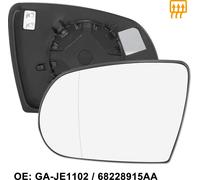 Voiture Externe Arrière Miroir Verre avec Envers Plaque Chauffé Gauche