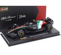Voiture F1 ALFA ROMEO 1/43 Bburago C43 #24 G.Zhou Monza KASK 2023