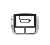 Voiture Façade D'autoradio Autoradio DVD Stéréo 9 Pouces pour Pilot 2005-2008 Conduite À Gauche avec Système Navigation Façade Panneau Tableau Bord Kit Montage Autoradio(LHD Frame)