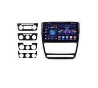 Voiture Façade D'autoradio Autoradio sans Fil Android Auto pour Skoda pour Octavia 2 pour A5 2008-2013 avec CarPlay RDS Bluetooth DSP DIN Kit Montage Autoradio(V1 (1GB 32GB))