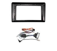 Voiture Façade D'autoradio Kit D'adaptation Façade Autoradio Android 9 Pouces Compatible avec pour Benz W203 W209 W463 pour Viano W639 W163 pour Vito Kit Montage Autoradio(Frame Cable Canbus)