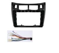 Voiture Façade D'autoradio Kit D'installation pour Autoradio 2 DIN 9 Pouces pour Toyota pour Yaris pour Vitz pour Platz 2005-2011 Façade Adaptateur Panneau Stéréo Kit Montage Autoradio(Frame Cable)