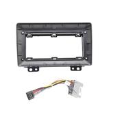 Voiture Façade D'autoradio pour Ford pour Fiesta 2002-2005 Adaptateur Façade Châssis 9 Pouces Kit D'installation Audio Android Autoradio Kit Montage Autoradio(Frame Cable)