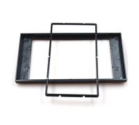 Voiture Façade D'autoradio pour Ford pour Focus pour C-Max pour S-Max pour Fusion pour Transit pour Fiesta Panneau Autoradio 2 DIN vers Lecteur Multimédia Double Kit Montage Autoradio