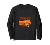 Voiture Fanatic Orange Vintage Voiture Avant Manche Longue