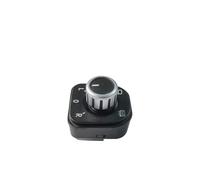 Voiture Fenêtre Bouton Bouton de réglage du miroir chromé noir, interrupteur pour VW, pour Jetta, pour Golf, pour GTI MK5 MK6
