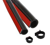 voiture fenêtre Joint d'étanchéité Bande D'étanchéité Pour Porte Voiture 2/4/8m Mastic Caoutchouc Automobile Type D Isolation Phonique Anti-poussière Insonorisation Accessoires(2m Big D)