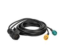 voiture feu arrière 1 Jeu Feux Arrière 12 V 5,5 M 13 Broches Pour Voiture Camion Feu Stop Feu Signalisation Réflecteur Plaque D'immatriculation Remorque Pour Caravane Feux Arrière(Thirteen-pin cable)