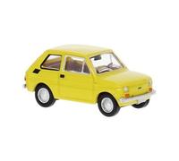 Voiture Fiat 126 jaune BREKINA 22371 HO 1/87