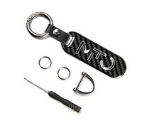 Voiture Fibre de Carbone Porte-clés, pour Alfa Romeo Mito avec Logo Pendentif Clé Multifonction Accessoires