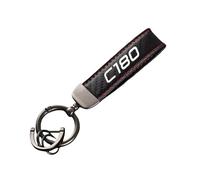 Voiture fibre de carbone Porte clés, pour C180 rotation à 360 degrés multifonctionnel zinc anti-perte Porte Clef Accessoires,A-M