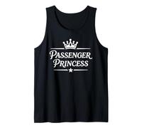 Voiture Fille Princesse Passager Humour Passenger Princess Débardeur