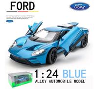 Voiture Ford Gt 1:24 En Alliage, Modèle De Voiture De Simulation, Décoration De Collection, Jouet Pour Garçon, Cadeau